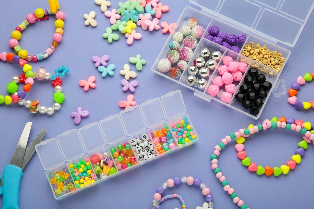 Wzór z koralików na bransoletki i naszyjniki