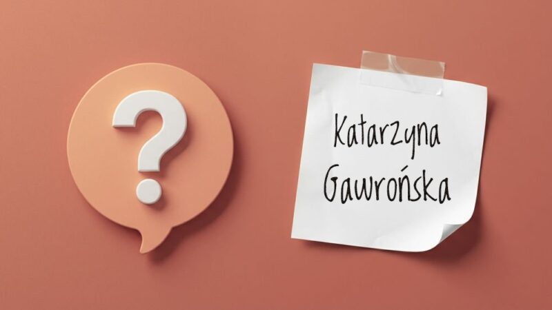 Katarzyna Gawrońska – życiorys, kariera i ciekawostki