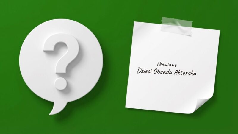 Ołowiane dzieci – obsada aktorska i role