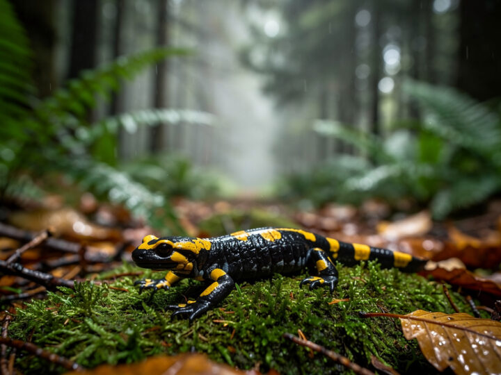 Salamandra plamista – ciekawostki i cechy charakterystyczne