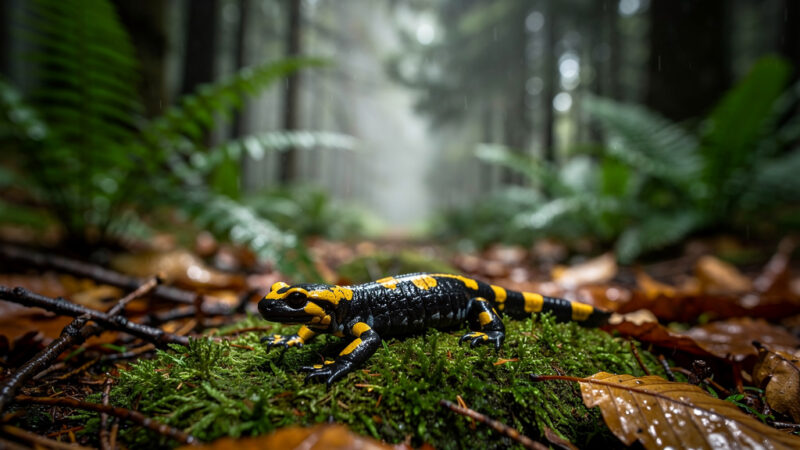 Salamandra plamista – ciekawostki i cechy charakterystyczne